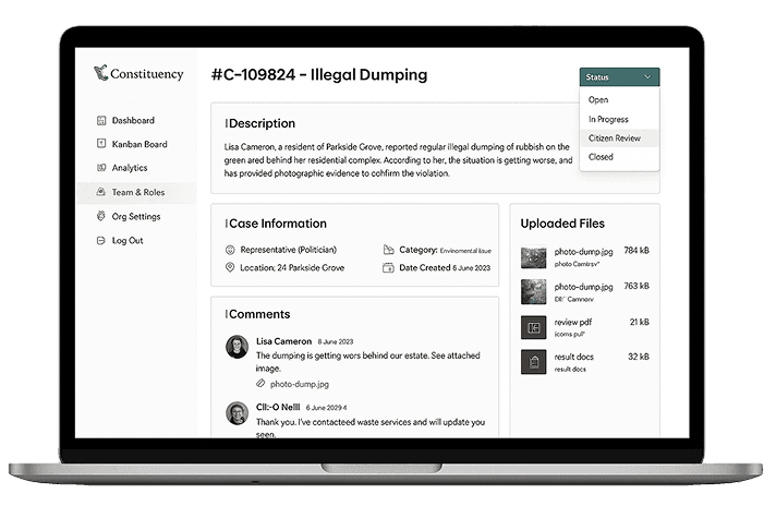 Real-Time Case Tracking